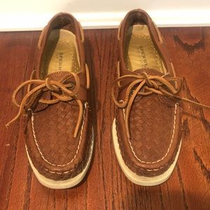 Women’s Sperry Top-Sider Brown Boat Shoes Size 6